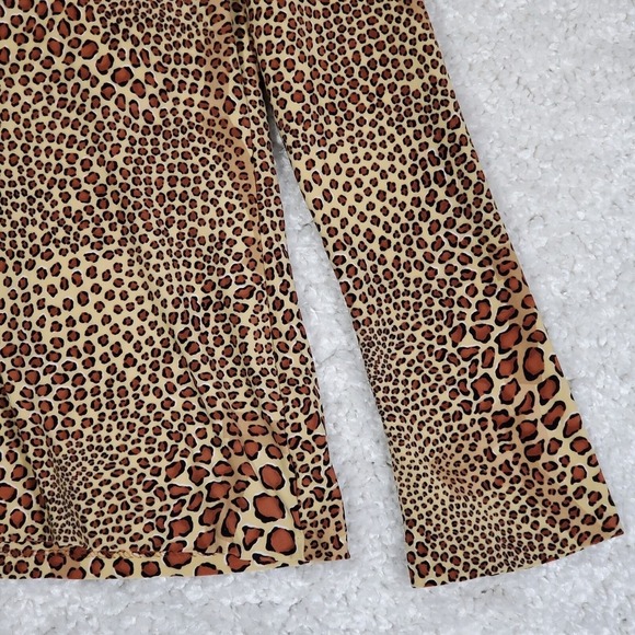 Norma Kamali Womens Stretch Animal Print Top Size XXL Long Sleeve Night Out Glam - Picture 3 of 11